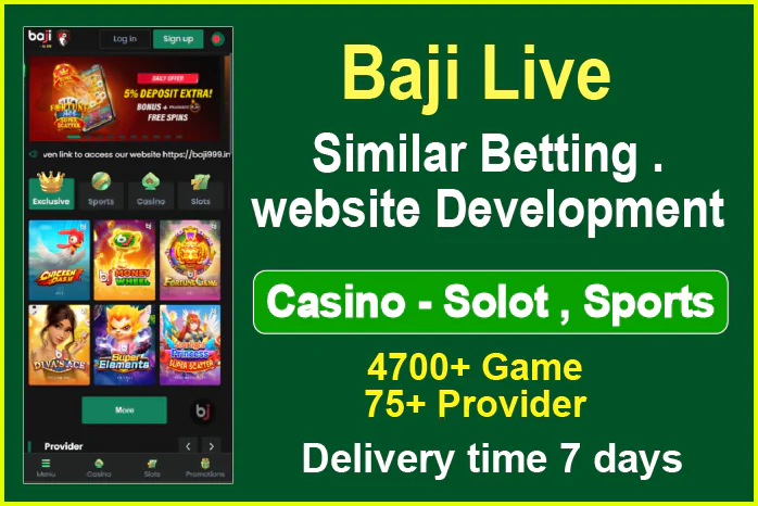Baji Live Similar Website Development