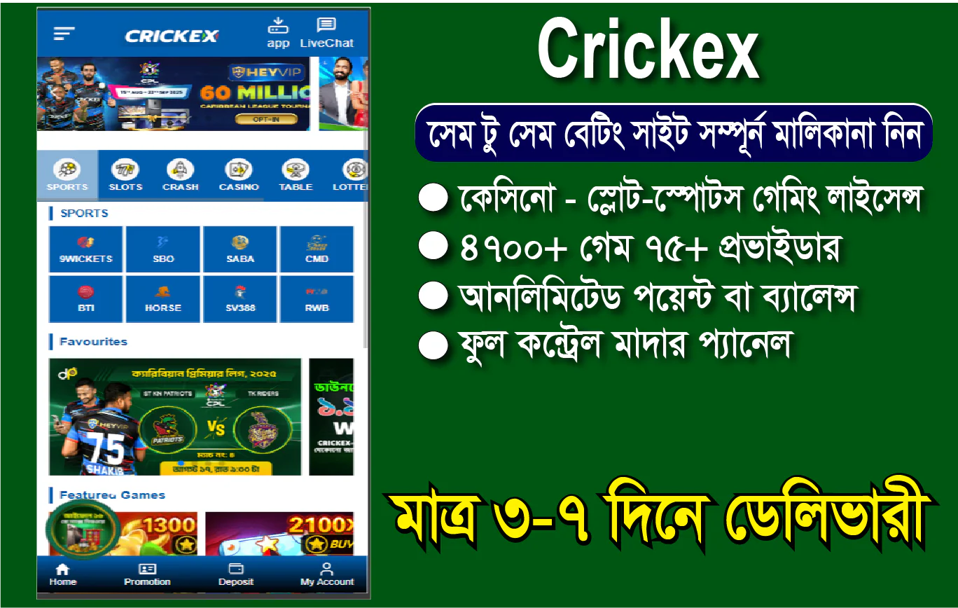 Crickex 1.1 Similar Website Development
